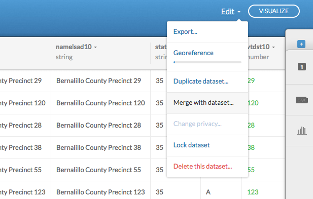 Merging the datasets